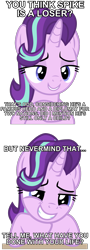 Size: 720x2000 | Tagged: safe, artist:masem, character:starlight glimmer, species:pony, species:unicorn, episode:marks for effort, g4, my little pony: friendship is magic, burn, looking at you, simple background, smiling, smirk, spike justice warriors, squee, transparent background