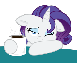 Size: 11000x9000 | Tagged: safe, artist:joey darkmeat, artist:mamandil, character:rarity, absurd resolution, coffee, female, morning ponies, solo
