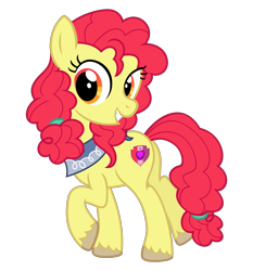 Size: 2800x3000 | Tagged: safe, alternate version, artist:cheezedoodle96, character:apple bloom, species:earth pony, species:pony, .svg available, alternate hairstyle, female, filly, headcanon, looking at you, neckerchief, older apple bloom, simple background, smiling, solo, svg, teenage apple bloom, teenager, transparent background, unshorn fetlocks, vector