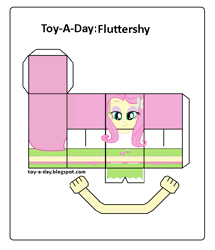 Size: 600x699 | Tagged: safe, artist:grapefruitface1, character:fluttershy, my little pony:equestria girls, arts and crafts, craft, female, papercraft, printable, solo, toy a day