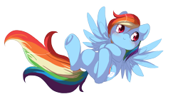 Size: 1200x700 | Tagged: dead source, safe, artist:loyaldis, character:rainbow dash, species:pegasus, species:pony, blushing, cute, dashabetes, female, heart eyes, mare, simple background, solo, transparent background, wingding eyes