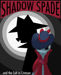 Size: 1473x1817 | Tagged: safe, artist:moonatik, species:pony, 30 minute art challenge, book, book cover, clothing, cover, dress, female, hat, mare, ribbon, shadow spade, the colt in crimson