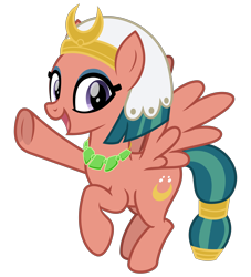 Size: 3000x3300 | Tagged: safe, alternate version, artist:cheezedoodle96, character:somnambula, species:pony, episode:a rockhoof and a hard place, g4, my little pony: friendship is magic, .svg available, anatomically incorrect, clothing, cute, female, flying, glowpaz, happy, incorrect leg anatomy, looking at you, mare, simple background, smiling, solo, somnambetes, svg, transparent background, underhoof, vector, waving