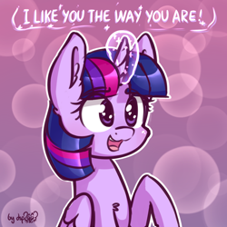 Size: 1024x1024 | Tagged: safe, artist:dsp2003, character:twilight sparkle, character:twilight sparkle (alicorn), species:alicorn, species:pony, abstract background, blushing, bronybait, bust, cute, dsp2003 is trying to murder us, female, floating text, glowing horn, heart eyes, hnnng, magic, mare, open mouth, positive ponies, raised hoof, sketch, solo, twiabetes, wingding eyes