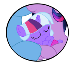 Size: 1024x891 | Tagged: safe, artist:themexicanpunisher, character:trixie, character:twilight sparkle, oc, oc:sparkle magic, parent:trixie, parent:twilight sparkle, parents:twixie, species:pony, ship:twixie, baby, baby pony, female, lesbian, magical lesbian spawn, offspring, shipping
