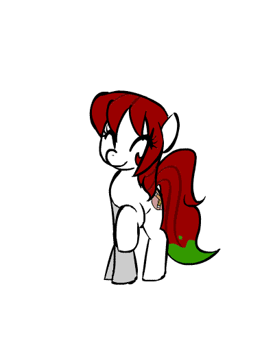 Size: 382x520 | Tagged: safe, artist:jessy, oc, oc only, oc:palette swap, species:earth pony, species:pony, animated, eyes closed, frame by frame, gif, happy dance, loop, simple background, smiling, transparent background, tumblr:ask palette swap