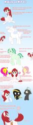 Size: 800x3000 | Tagged: safe, artist:jessy, character:fluttershy, character:thunderlane, oc, oc:palette swap, species:earth pony, species:pony, color wheel, eyes closed, female, heart, how to, looking at you, mare, smiling