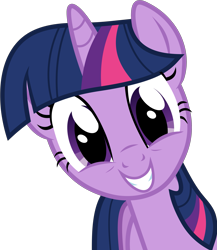 Size: 2951x3401 | Tagged: safe, artist:frownfactory, character:twilight sparkle, species:pony, species:unicorn, episode:look before you sleep, g4, my little pony: friendship is magic, .svg available, cute, female, horn, looking at you, simple background, smiling, solo, svg, transparent background, vector