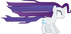 Size: 4329x2070 | Tagged: safe, artist:frownfactory, character:rarity, species:pony, species:unicorn, episode:rarity's biggest fan, .svg available, alternate hairstyle, cutie mark, female, horn, mare, simple background, solo, svg, transparent background, vector