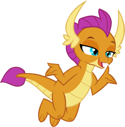 Size: 6929x7028 | Tagged: safe, artist:memnoch, character:smolder, species:dragon, dragoness, female, simple background, solo, transparent background, vector, wingless