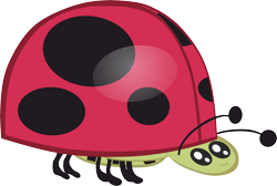Size: 8860x5967 | Tagged: safe, artist:memnoch, episode:starlight the hypnotist, spoiler:interseason shorts, ambiguous gender, animal, insect, ladybug, simple background, smiling, solo, transparent background, vector