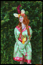 Size: 3456x5184 | Tagged: safe, artist:krazykari, character:autumn blaze, species:human, episode:sounds of silence, g4, my little pony: friendship is magic, clothing, cosplay, costume, irl, irl human, kimono (clothing), photo, solo