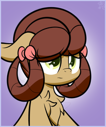 Size: 2550x3050 | Tagged: safe, artist:kimjoman, character:yona, species:earth pony, species:pony, episode:she's all yak, g4, my little pony: friendship is magic, chest fluff, concerned, female, mare, ponified, pony yona, solo, species swap