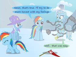 Size: 1200x900 | Tagged: safe, artist:evil-dec0y, character:rainbow dash, character:trixie, species:pony, comic:trixie vs., comic:trixie vs. hearth's warming