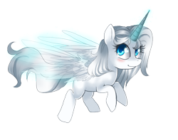 Size: 760x600 | Tagged: safe, artist:loyaldis, species:alicorn, species:pony, female, mare, silver glow, simple background, solo, transparent background