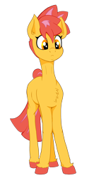 Size: 2462x4620 | Tagged: safe, artist:paskanaakka, part of a set, oc, oc only, oc:ciaran, species:earth pony, species:pony, chest fluff, colored hooves, commission, confused, digital art, female, frown, mare, simple background, solo, standing, transparent background