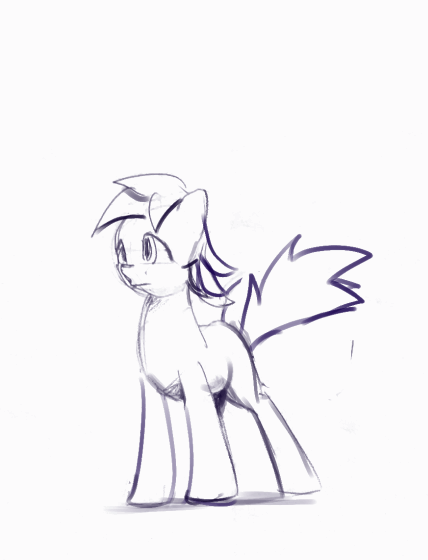 Size: 428x560 | Tagged: safe, artist:xbi, species:earth pony, species:pony, animated, frame by frame, generic pony, jumping, male, monochrome, simple background, solo, white background