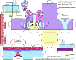 Size: 2979x2354 | Tagged: safe, artist:grapefruitface1, character:supernova zap, equestria girls:sunset's backstage pass, g4, my little pony: equestria girls, my little pony:equestria girls, spoiler:eqg series (season 2), arts and crafts, craft, cubeecraft, female, papercraft, printable, solo, supernova zap, template