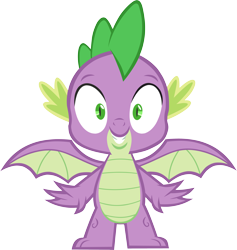 Size: 3842x4050 | Tagged: safe, artist:memnoch, character:spike, species:dragon, episode:molt down, g4, my little pony: friendship is magic, male, simple background, solo, transparent background, vector, winged spike