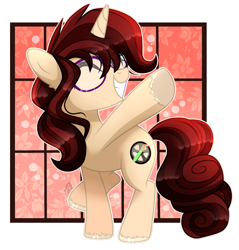 Size: 2809x2937 | Tagged: safe, artist:lazuli, artist:sugaryicecreammlp, base used, oc, oc only, oc:speed paint, species:pony, species:unicorn, female, glasses, high res, mare, solo