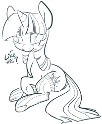 Size: 500x608 | Tagged: safe, artist:php27, character:twilight sparkle, sketch, stockings
