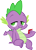 Size: 2299x3220 | Tagged: safe, artist:memnoch, character:spike, eating, gem, male, simple background, sitting, solo, transparent background, vector