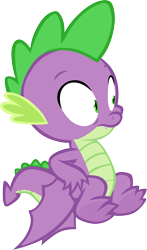 Size: 2373x4028 | Tagged: safe, artist:memnoch, character:spike, species:dragon, claws, male, simple background, solo, spread toes, transparent background, vector, winged spike
