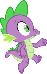 Size: 3213x5043 | Tagged: safe, artist:memnoch, character:spike, species:dragon, claws, male, simple background, solo, tail, transparent background, vector, winged spike, wings