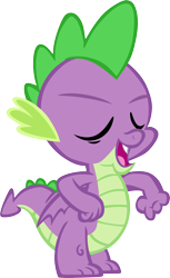 Size: 3203x5236 | Tagged: safe, artist:memnoch, character:spike, species:dragon, claws, eyes closed, male, simple background, solo, transparent background, vector, winged spike