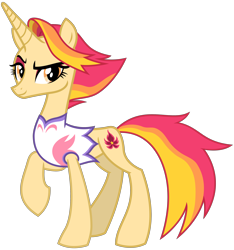 Size: 3000x3200 | Tagged: safe, artist:cheezedoodle96, character:fire flare, species:pony, species:unicorn, episode:the summer sun setback, g4, my little pony: friendship is magic, .svg available, clothing, female, looking at you, mare, raised eyebrow, raised hoof, simple background, solo, svg, transparent background, uniform, vector