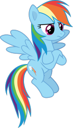 Size: 964x1681 | Tagged: safe, artist:frownfactory, character:rainbow dash, species:pegasus, species:pony, episode:the summer sun setback, g4, my little pony: friendship is magic, .svg available, female, mare, simple background, solo, svg, transparent background, vector, wings