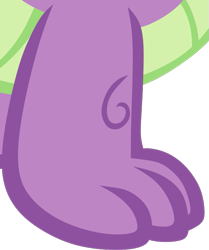 Size: 565x676 | Tagged: safe, artist:memnoch, character:spike, species:dragon, episode:a matter of principals, g4, my little pony: friendship is magic, claws, cropped, feet, legs, male, male feet, pictures of legs, simple background, solo, toes, transparent background, winged spike