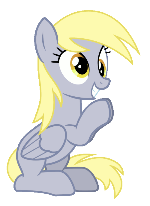 Size: 500x688 | Tagged: safe, artist:cheezedoodle96, character:derpy hooves, species:pegasus, species:pony, episode:leap of faith, g4, my little pony: friendship is magic, animated, clapping, cute, derpabetes, female, gif, loop, mare, reaction image, simple background, sitting, smiling, solo, transparent background, vector