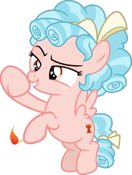 Size: 2194x2896 | Tagged: safe, artist:digimonlover101, artist:frownfactory, artist:suramii, edit, editor:slayerbvc, character:cozy glow, species:pegasus, species:pony, cozy glow plays with fire, evil grin, female, filly, fire, flying, freckles, grin, match, pure concentrated unfiltered evil of the utmost potency, pure unfiltered evil, simple background, smiling, solo, transparent background, vector, vector edit