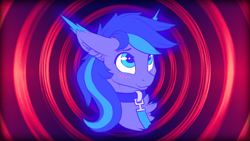 Size: 1920x1080 | Tagged: safe, artist:jt47, artist:phenya, edit, oc, oc only, oc:rosy firefly, species:pegasus, species:pony, abstract background, blue eyes, blushing, chest fluff, collar, ear fluff, floppy ears, leash, looking up, male, malesub, photoshop, solo, stallion, submissive, wallpaper