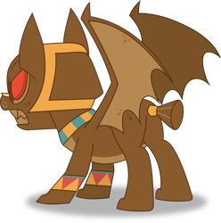 Size: 2718x2736 | Tagged: safe, artist:frownfactory, species:gargoyle, species:pony, episode:daring doubt, g4, my little pony: friendship is magic, .svg available, butt, guardiangoyle, male, plot, simple background, snarling, solo, svg, transparent background, vector, wings