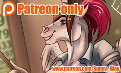 Size: 1672x1000 | Tagged: source needed, useless source url, safe, artist:sunny way, rcf community, oc, oc:sunny way, species:anthro, species:pegasus, species:pony, advertisement, female, patreon, patreon exclusive, patreon logo, patreon preview, paywall content