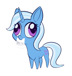 Size: 948x1008 | Tagged: safe, artist:dusthiel, character:trixie, species:pony, equestria daily, cute, derp, diatrixes, ear fluff, eqdbot, female, mouth hold, simple background, solo, transparent background