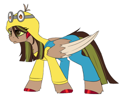 Size: 956x773 | Tagged: safe, artist:beardie, oc, oc only, oc:helemaranth, species:pony, clothing, costume, cursed, cute