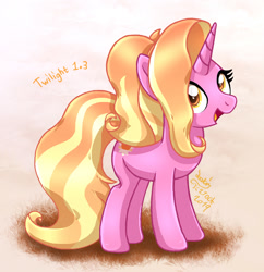 Size: 1180x1220 | Tagged: safe, artist:joakaha, character:luster dawn, species:pony, species:unicorn, episode:the last problem, g4, my little pony: friendship is magic, cute, female, happy, lusterbetes, mare, open mouth, solo