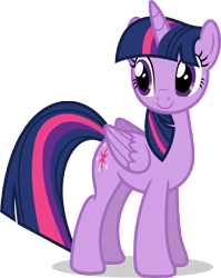 Size: 6000x7521 | Tagged: safe, artist:luckreza8, character:twilight sparkle, character:twilight sparkle (alicorn), species:alicorn, species:pony, episode:the mane attraction, g4, my little pony: friendship is magic, .svg available, absurd resolution, cute, female, happy, mare, simple background, solo, transparent background, twiabetes, vector