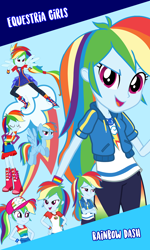 Size: 960x1600 | Tagged: safe, artist:almostfictional, artist:android95ec, artist:ilaria122, artist:luckreza8, artist:whalepornoz, character:rainbow dash, species:pegasus, species:pony, eqg summertime shorts, equestria girls:equestria girls, equestria girls:forgotten friendship, equestria girls:legend of everfree, equestria girls:spring breakdown, g4, my little pony: equestria girls, my little pony:equestria girls, spoiler:eqg series (season 2), bikini, boots, camp everfree outfits, camper, clothing, cute, cutie mark, female, geode of super speed, high heel boots, looking at you, loyalty, magical geodes, mare, open mouth, ponied up, shoes, skirt, super ponied up, swimsuit, vector, wallpaper