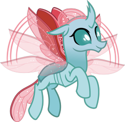 Size: 2356x2296 | Tagged: safe, artist:vector-brony, character:ocellus, species:changeling, species:reformed changeling, episode:the last problem, g4, my little pony: friendship is magic, female, flapping wings, flying, high res, older, older ocellus, simple background, solo, transparent background, vector, wing flap, wings