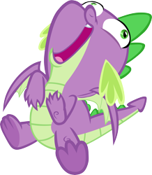 Size: 6745x7729 | Tagged: safe, artist:memnoch, character:spike, species:dragon, bulging eyes, claws, faec, fangs, male, show accurate, simple background, solo, spread toes, spread wings, toes, transparent background, underfoot, vector, winged spike, wings
