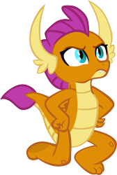 Size: 8830x13142 | Tagged: safe, artist:memnoch, character:smolder, cute, female, show accurate, simple background, smolderbetes, solo, transparent background, vector