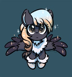 Size: 1500x1602 | Tagged: safe, artist:dawnfire, oc, oc only, species:pegasus, species:pony, looking at you, looking up, looking up at you, simple background, solo, sparkles, starry eyes, wingding eyes