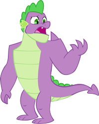 Size: 4629x5812 | Tagged: safe, artist:memnoch, character:spike, species:dragon, episode:the last problem, g4, my little pony: friendship is magic, absurd resolution, gigachad spike, male, older, older spike, simple background, solo, transparent background, vector, winged spike