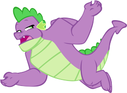 Size: 7115x5265 | Tagged: safe, artist:memnoch, character:spike, species:dragon, episode:the last problem, g4, my little pony: friendship is magic, gigachad spike, male, older, older spike, simple background, solo, transparent background, winged spike