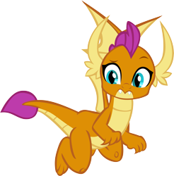 Size: 5914x6001 | Tagged: safe, artist:memnoch, character:smolder, species:dragon, claws, cute, dragoness, fangs, female, flying, frown, horns, kid, looking down, raised eyebrow, simple background, slit eyes, smolderbetes, solo, spread wings, teenaged dragon, teenager, toes, transparent background, vector, wings