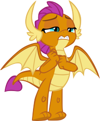 Size: 5359x6513 | Tagged: safe, artist:memnoch, character:smolder, species:dragon, cute, female, show accurate, simple background, smolderbetes, solo, transparent background, vector